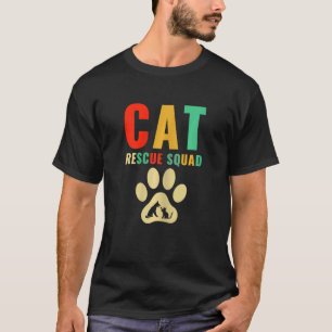 Camiseta Escuadrón de rescate de gatos de protección animal