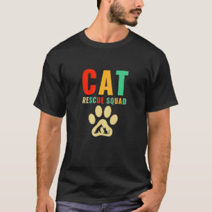 Camiseta Escuadrón de rescate de gatos de protección animal