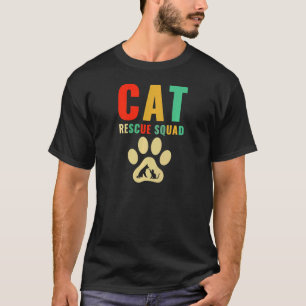 Camiseta Escuadrón de rescate de gatos de protección animal