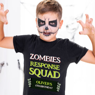 Camiseta Escuadrón de Respuesta de Cumpleaños de Zombie Fun