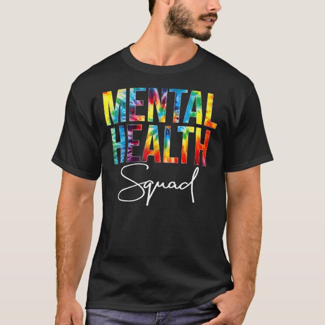 Camiseta Escuadrón de Salud Mental Tye Orgullosa Ley de Sal (Anverso)