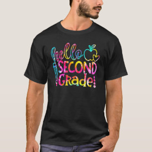 Camiseta Escuadrón de segundo grado de Tie Dye de vuelta a