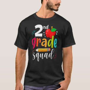 Camiseta Escuadrón De Segundo Grado De Vuelta A La Escuela
