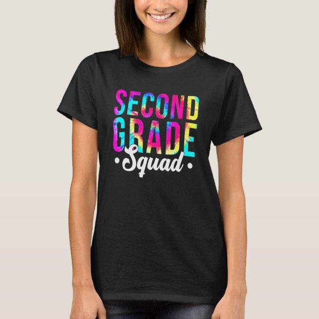 Camiseta Escuadrón De Segundo Grado, Tye De Vuelta Al Profe (Anverso)