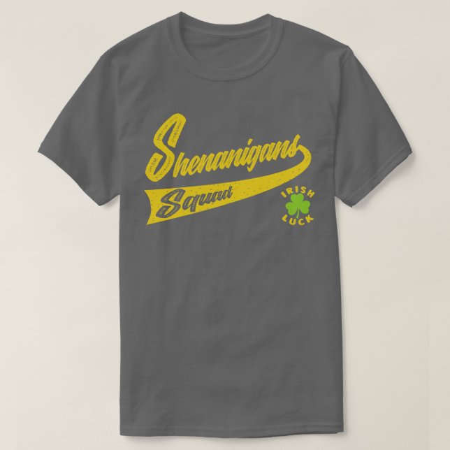 Camiseta Escuadrón de Shenanigans con problemas (Diseño del anverso)
