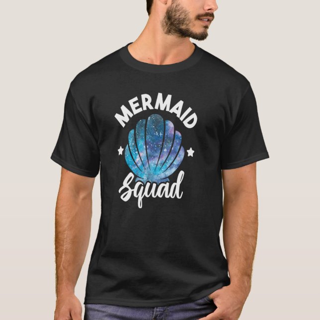Camiseta Escuadrón de sirenas de la escuadrón de la concha  (Anverso)