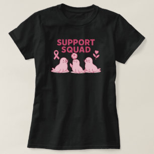 Camiseta Escuadrón de soporte - Sello de cinta rosada