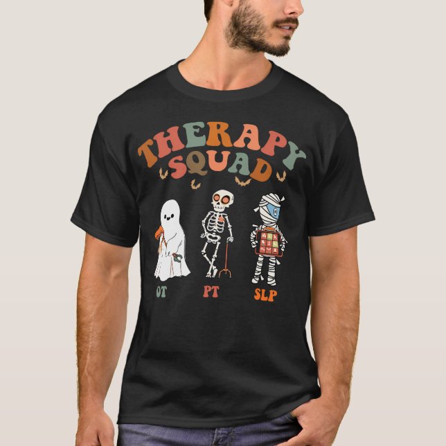 Camiseta Escuadrón De Terapia Retro Salto Del Equipo Pt Hal (Anverso)