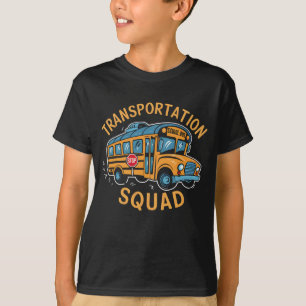 Camiseta Escuadrón de transporte de conductores de autobús 