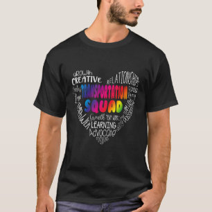 Camiseta Escuadrón De Transporte De Vuelta Al Conductor De