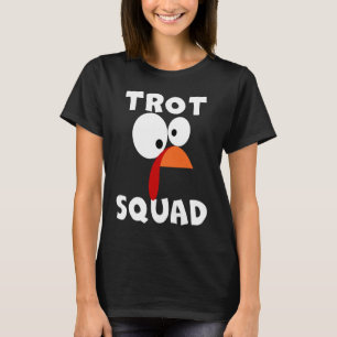 Camiseta Escuadrón de Trote Turquía Enfrenta disfraz de per