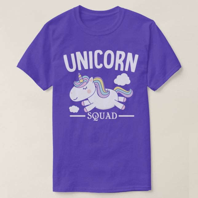 Camiseta Escuadrón de Unicornio (Diseño del anverso)