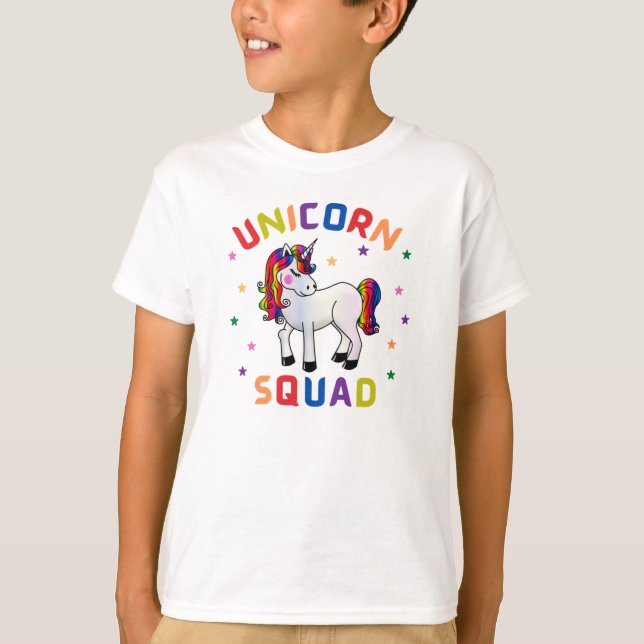 Camiseta Escuadrón de Unicornio (Anverso)