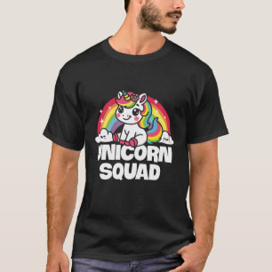 Camiseta Escuadrón de unicornio recorta el arco iris
