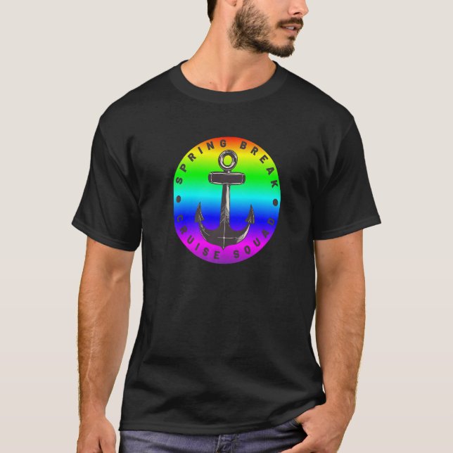 Camiseta Escuadrón de vacaciones de primavera arco iris 202 (Anverso)