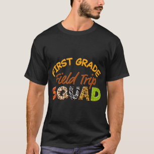 Camiseta Escuadrón de viaje de campo de zoológico de escuel
