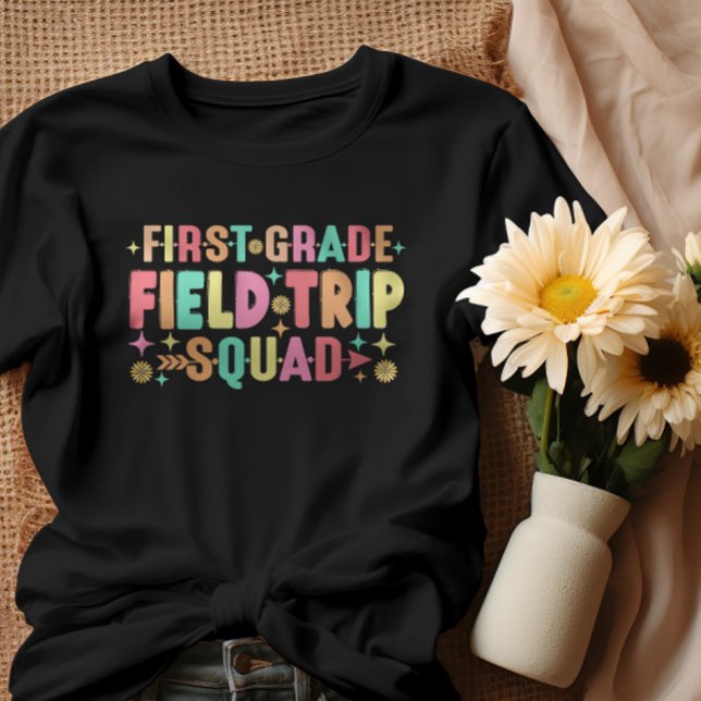 Camiseta Escuadrón de viaje de primer grado para profesores (Subido por el creador)