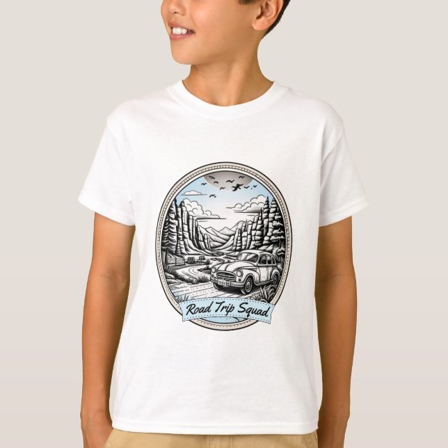Camiseta Escuadrón de viaje por carretera (Anverso)