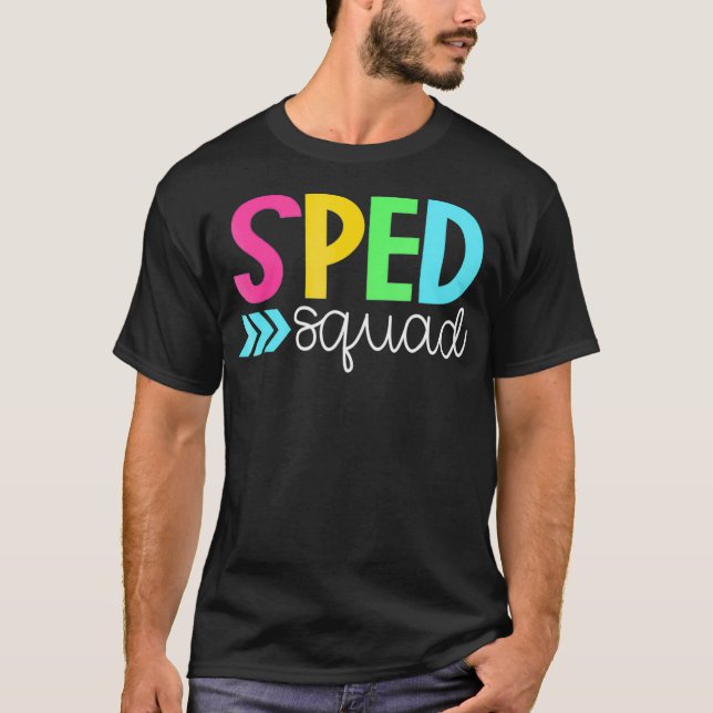 Camiseta Escuadrón del equipo SPED de Educación Especial (Anverso)