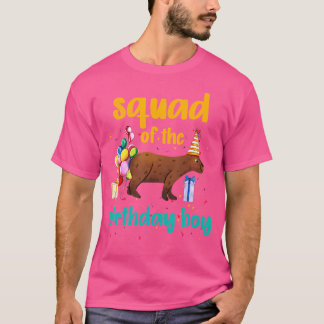 Camiseta Escuadrón Del Nacimiento Niño Funny Capybara Cumpl