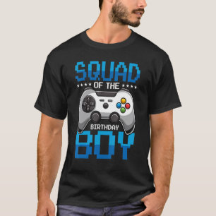 Camiseta Escuadrón Del Niño De Cumpleaños Coincidiendo Con