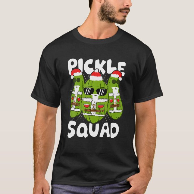 Camiseta Escuadrón Deportivo de Pickleball Lover Xmas Pickl (Anverso)
