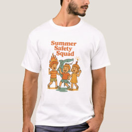 Camiseta Escuadrón Divertido de Seguridad de Verano