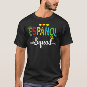 Camiseta Escuadrón Español Del Escuadrón De Espanol Estudia