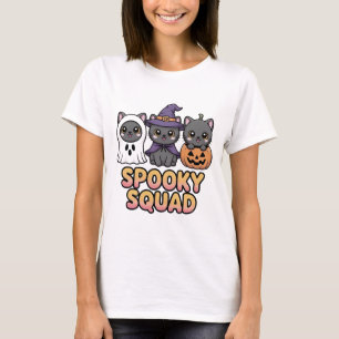 Camiseta Escuadrón espeluznante se burla de los gatos de Ha