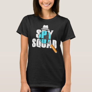 Camiseta Escuadrón espía Investigador de delitos policial D