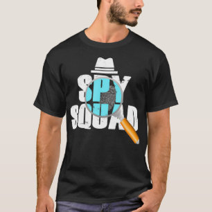 Camiseta Escuadrón espía Investigador de delitos policial D