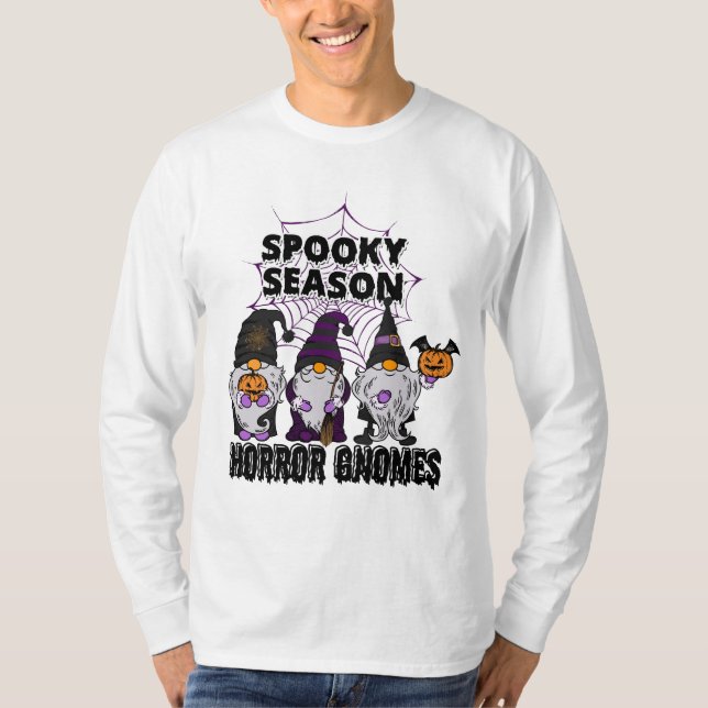 Camiseta Escuadrón espumoso| Gnomes Halloween (Anverso)