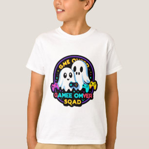 Camiseta Escuadrón Ghost Gamer - Tee de Halloween Retro Arc
