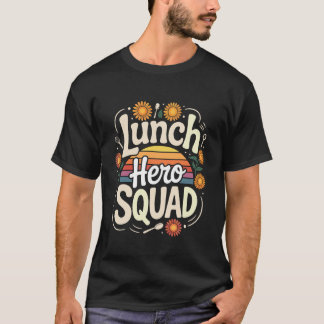 Camiseta Escuadrón Héroe Almuerzo Vibraciones de Girasol