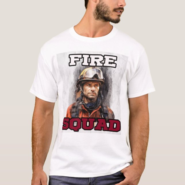Camiseta Escuadrón LAPD para el rescate de incendios (Anverso)