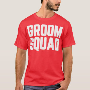 Camiseta Escuadrón masculino de novias Fiesta GroomsmenGift
