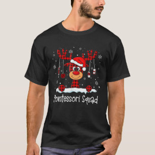 Camiseta Escuadrón Montessori con profesora de reno de San