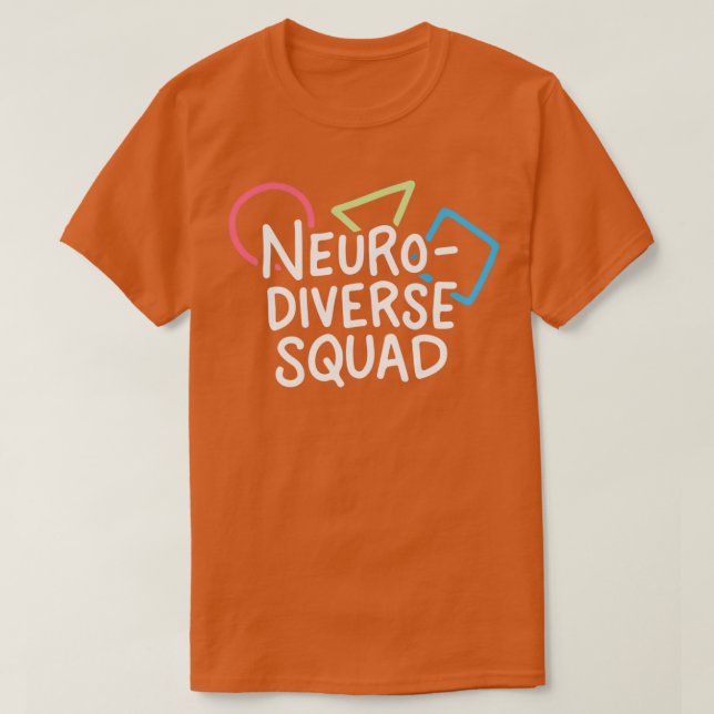 Camiseta escuadrón neurodiverso (Diseño del anverso)