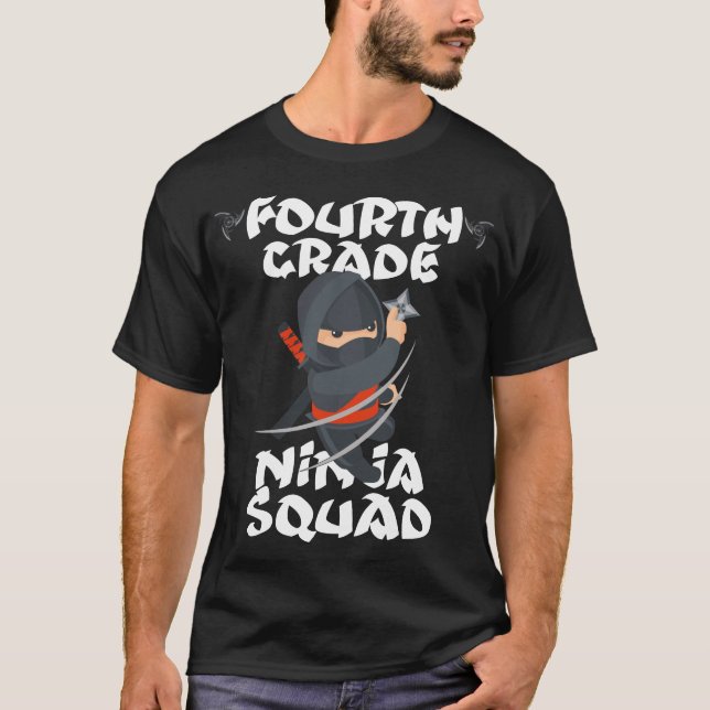Camiseta escuadrón ninja de cuarto grado (Anverso)