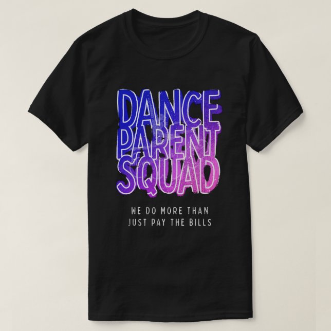 Camiseta Escuadrón padre de baile (Diseño del anverso)