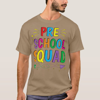Camiseta Escuadrón Preescolar De Vuelta A La Escuela