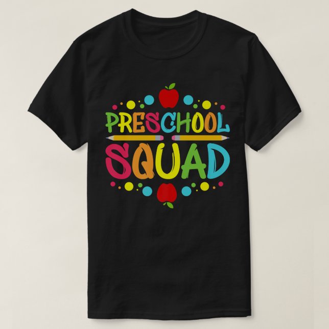 Camiseta Escuadrón preescolar I  (Diseño del anverso)
