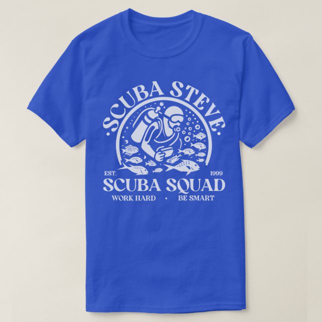 Camiseta Escuadrón Scuba Steve Scuba 1 (Diseño del anverso)
