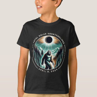 Camiseta Escuadrón solar total Eclipse Bigfoot Sasquatc