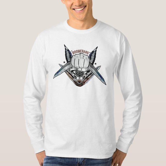 Camiseta Escuadrón suicida | Boomerang Fist Tattoo Art (Anverso)