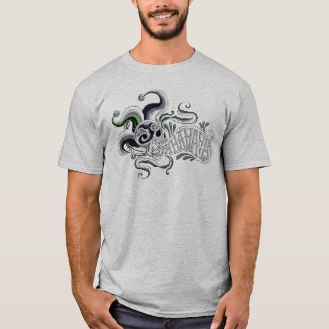 Camiseta Escuadrón suicida | Broker Skull - Jaja (Anverso)