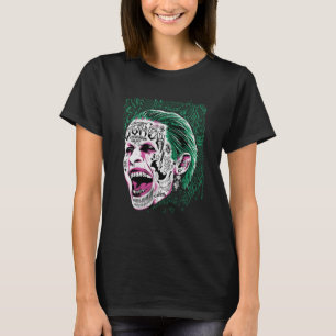 Camiseta Escuadrón suicida   Esbozo de cabeza de bromista d