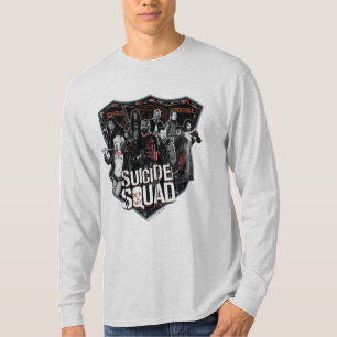 Camiseta Escuadrón suicida   Foto de placa de grupo