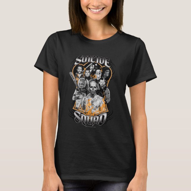 Camiseta Escuadrón suicida | Grupo de tareas X Tatuaje trib (Anverso)