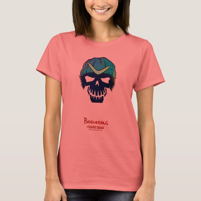 Camiseta Escuadrón suicida | Icono de cabeza de Boomerang (Anverso)